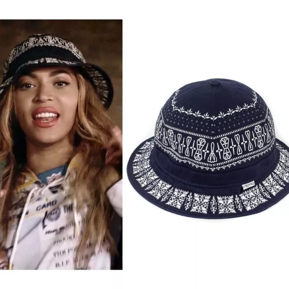 RARE Crooks & Castles Native Bucket Hat! Worn By Beyonce "Feelin Myself" Video!